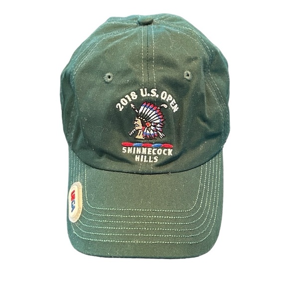US Open Golf Hat Cap 2018 Shinnecock Hills USGA Member Adjustable Green - Picture 1 of 10